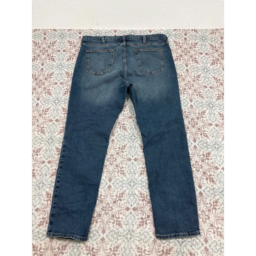 Old Navy Skinny Built-In Flex Jeans Mens 38x30 Medium Wash Denim Pants